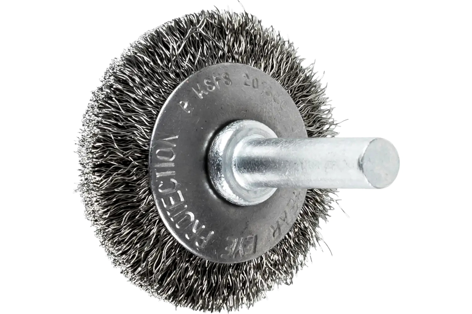 Picture of Pferd Mounted Flared Cup Brush 1-1/2" Dia. .006 Stainless Steel 1/4" Shank